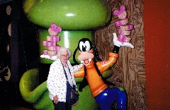 Julia (Judy) Kish Dorrough; Goofy; in Florida